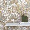 BL1815 Forest Floor Neutral Botanical Theme Unpasted Non Woven Wallpaper from Blooms Second Edition Resource Library