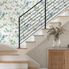 BL1744 Blossom Branches Off White Blue Floral Theme Unpasted Non Woven Wallpaper from Blooms Second Edition Resource Library