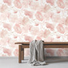 BL1772 Watercolor Bouquet Blush Floral Theme Unpasted Non Woven Wallpaper from Blooms Second Edition Resource Library