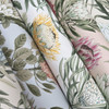 BL1753 Protea Cream Blue Floral Theme Unpasted Non Woven Wallpaper from Blooms Second Edition Resource Library