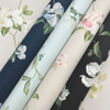 BL1764 Dogwood Black Floral Theme Unpasted Non Woven Wallpaper from Blooms Second Edition Resource Library