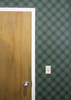 GW0191 Plaid Scottish Diamond Wallpaper Peel and Stick in Green Blue Made in USA Grace and Gardenia Designs