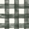 PSW1169RL Watercolor Check Black Country Theme Wallpaper from York Premium Peel & Stick Magnolia Home Made in United States
