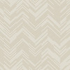 MD7225 Polished Chevron Cream Gold Geometric Theme Unpasted  Raised Foil on Non-Woven Wallpaper from Antonina Vella Modern Metals Second Edition