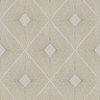 MD7133 Harlowe Warm Gray Gold Geometric Theme Unpasted  Raised Foil on Non-Woven Wallpaper from Antonina Vella Modern Metals Second Edition