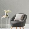 MD7227 Polished Chevron Taupe Brown Silver Geometric Theme Unpasted  Raised Foil on Non-Woven Wallpaper from Antonina Vella Modern Metals Second Edition