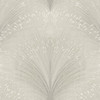 OI0684 Papyrus Plume Gray Off White Botanical Theme Unpasted Non Woven Wallpaper from New Origins Made in United States