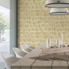 OI0652 Brushed ink Golden Brown Off White Modern Theme Unpasted Non Woven Wallpaper from New Origins Made in United States