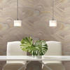 PSW1093RL Onyx Premium Peel and Stick Wallpaper Light Brown Cream  Modern Style Wall Covering by Simply Candice Made in United States