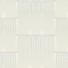 DT5074 Vanishing Dusty Blue Silver Unpasted Paper Geometric Wallpaper from Candice Olsen After Eight Collection Made in United States