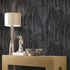DT5062 Willow Glow Gunmetal Brown Gray Unpasted Non Woven Botanical Wallpaper from Candice Olsen After Eight Collection Made in United States