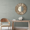 ND3073N Tasar Silk Gray Black Textures Theme Unpasted Vinyl Wallpaper from Natural Digest