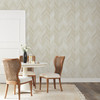 ND3001 Seesaw Off White Geometrics Theme Unpasted Vinyl Wallpaper from Natural Digest