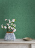4046-26353 Emerson Linen Jade Green Graphics Theme Unpasted Non Woven Wallpaper from Aura by A-Street Prints Made in Great Britain