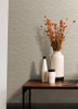 4046-26158 Benson Faux Fabric Light Gray Graphics Theme Unpasted Non Woven Wallpaper from Aura by A-Street Prints Made in Great Britain