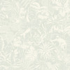 4071-71013 Corcovado Jungle Jamboree Aqua Blue Animals Theme Prepasted Sure Strip Wallpaper from Blue Heron by Chesapeake Made in United States
