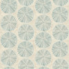 4071-71028 Sea Biscuit Sand Dollar Aqua Blue Beach Theme Prepasted Sure Strip Wallpaper from Blue Heron by Chesapeake Made in United States