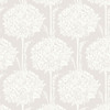 4074-26623 Zaria Topiary Lavender Purple Botanical Theme Unpasted Non Woven Wallpaper from Georgia by A-Street Prints Made in Great Britain