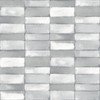 4074-26644 Braden Tile Gray Graphics Theme Unpasted Non Woven Wallpaper from Georgia by A-Street Prints Made in Great Britain
