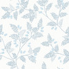 4074-26602 Ardell Light Blue Botanical Theme Unpasted Non Woven Wallpaper from Georgia by A-Street Prints Made in Great Britain