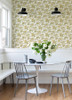 4120-26813 Cecilia Fruit Honey Yellow Botanical Theme Unpasted Non Woven Wallpaper from Middleton by A-Street Prints Made in Great Britain