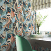 AG2016 Fauvist Flock Coral Blue Pink Brown Abstract Theme Unpasted Non Woven Wallpaper from Artistic Abstract