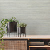 GO8302 Fountain Grass Smokey Blue Gray Modern Theme Prepasted Sure Strip Wallpaper from Artistic Abstract