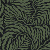 AG2061 Fern Fronds Black Green Abstract Theme Unpasted Non Woven Wallpaper from Artistic Abstract