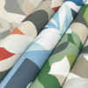 AG2002 Papier Colle Neutral Gray Beige Tropical Theme Unpasted Non Woven Wallpaper from Artistic Abstract