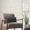 AG2083 Nikki Chu Raska Sand Beige Gray Abstract Theme Prepasted Sure Strip Wallpaper from Artistic Abstract