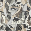 AG2018 Fauvist Flock Neutral Gray Brown Tan Abstract Theme Unpasted Non Woven Wallpaper from Artistic Abstract