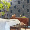 AG2033 Nikki Chu Zulu Thread Midnight Blue Gray Abstract Theme Unpasted Non Woven Wallpaper from Artistic Abstract