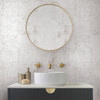 EV3902 Cork Bright White Gold Modern Theme Unpasted Cork on Paper Backing Wallpaper from Candice Olsen Casual Elegance