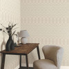 EV3911 Diamond Marquise Lavender Off White Modern Theme Unpasted Non Woven Wallpaper from Candice Olsen Casual Elegance