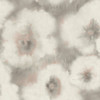 EV3963 Blended Floral Clay Brown Gray Art Deco Theme Unpasted Non Woven Wallpaper from Candice Olsen Casual Elegance