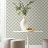 EV3968 Bayside Basket Weave Smokey Blue Off White Modern Theme Unpasted Non Woven Wallpaper from Candice Olsen Casual Elegance