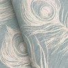 EV3943 Regal Peacock Dark Teal Blue Gold Modern Theme Unpasted Non Woven Wallpaper from Candice Olsen Casual Elegance