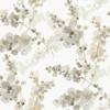 EV3973 Blossom Fling Blonde Brown Gray Botanical Theme Unpasted Non Woven Wallpaper from Candice Olsen Casual Elegance