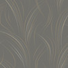 EV3936 Graceful Wisp Gray Silver Modern Theme Unpasted Non Woven Wallpaper from Candice Olsen Casual Elegance