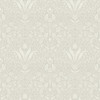 4143-34039 Mara Tulip Ogee Beige Gray Botanical Theme Non Woven Wallpaper from Botanica by A-Street Prints Made in Sweden