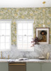 4143-22025 Kort Fruit and Floral Sage Green Botanical Theme Non Woven Wallpaper from Botanica by A-Street Prints Made in Sweden