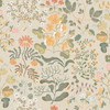 4143-22003 Groh Floral Apricot Orange Botanical Theme Non Woven Wallpaper from Botanica by A-Street Prints Made in Sweden