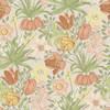 4143-34028 Cecilia Tulip and Daffodil Chartreuse Green Botanical Theme Non Woven Wallpaper from Botanica by A-Street Prints Made in Sweden