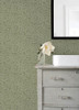 4143-34020 Lindlöv Leafy Vines Moss Green Botanical Theme Non Woven Wallpaper from Botanica by A-Street Prints Made in Sweden