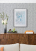 4034-26788 Trippet Zen Waves Blue Graphics Theme Non Woven Wallpaper from Scott Living III by A-Street Prints Made in Great Britain