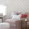 AST4354 Emma Large Bow Petal Pink Graphics Theme Non Woven Wallpaper from Erin Gates by A-Street Prints Made in United States