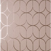 4157-42805 Raye Rosco Trellis Pink Modern Style Unpasted Paper Wallpaper Curio Collection