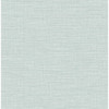 4157-25850 Exhale Faux Grasscloth Light Blue Transitional Style Unpasted Non Woven Wallpaper Curio Collection Made in Great Britain