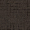 4157-333458 Blocks Checkered Chocolate Brown Industrial Style Unpasted Non Woven Wallpaper Curio Collection Made in Great Britain