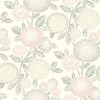 3125-72329 Zalipie Floral Trail Blush Pink Botanical Theme Prepasted Sure Strip Wallpaper Kinfolk Collection Made in United States